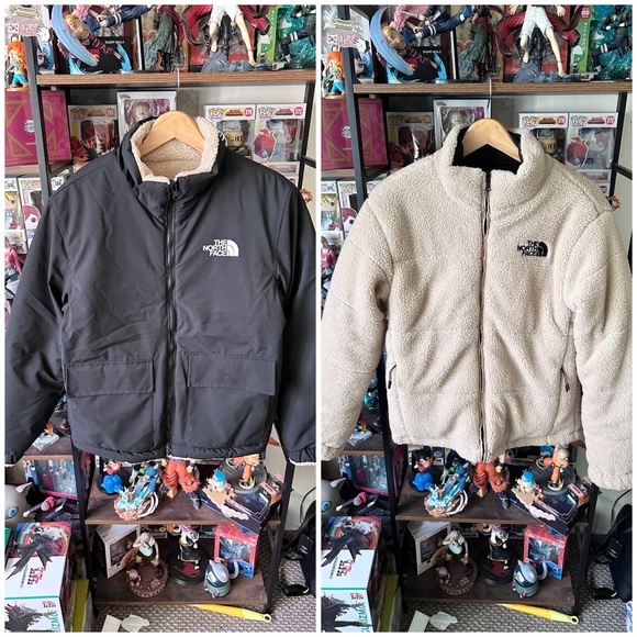 The North Face Reversible Sherpa Jacket Black / Cream Men’s S Women’s L